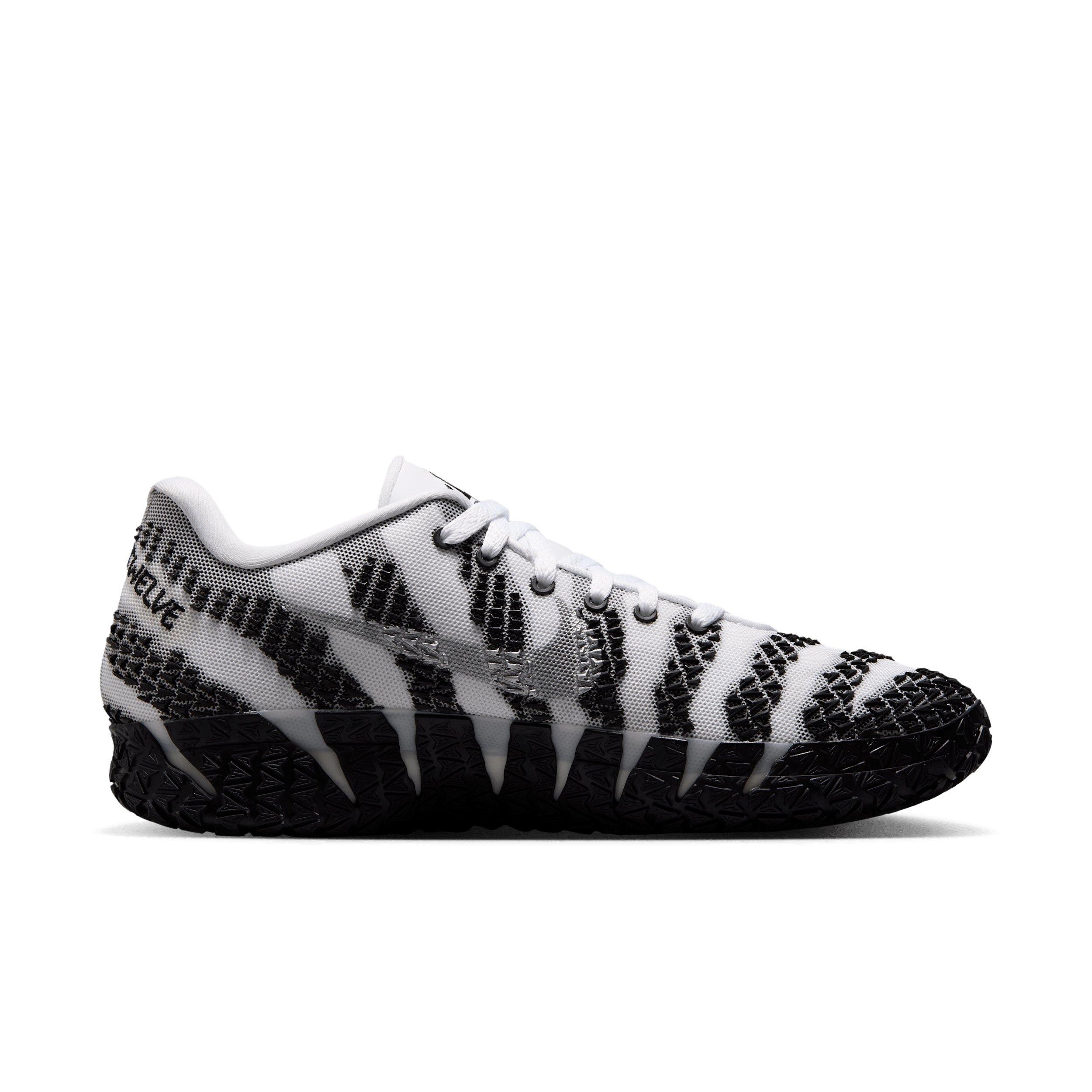 Nike Ja 3 "White/Black/Metallic Silver" Men's Basketball Shoe - WHITE/BLACK/SILVER